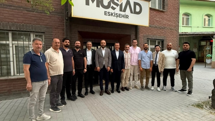 Belçikalı Başkan Emir Kır'dan MÜSİAD Eskişehir'e ziyaret